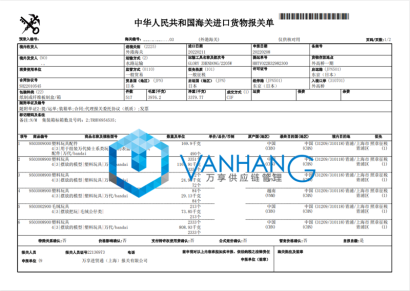 上海進口塑料玩具配件報關(guān)公司操作案例